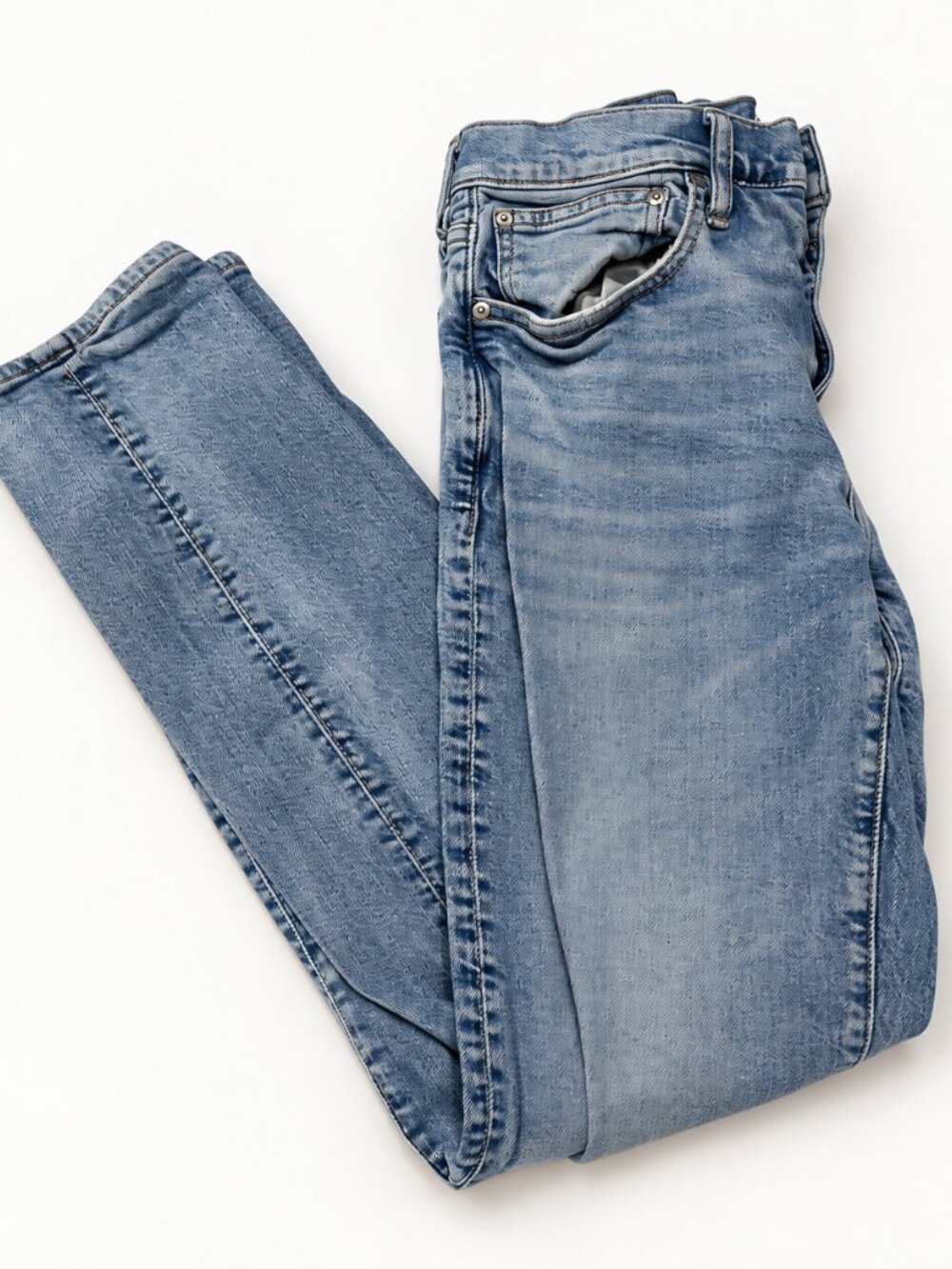 J.Crew 484 Slim Fit Men's Jeans Light Blue Wash Denim W32 L30